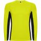 Camiseta técnica combinada Shanghai L/S Ref.RCA6670-AMARILLO FLUOR/ NEGRO