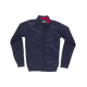 Chaqueta de punto fino con cierre de cremallera WORKTEAM S5603 Ref.WTS5603-MARINO