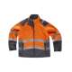 Chaqueta Workshell combinada con alta visibilidad WORKTEAM S9201 Ref.WTS9201-NARANJA AV/GRIS OSCURO