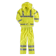 Conjunto de alta visibilidad de pantalón y chaqueta impermeables WORKTEAM S2010 Ref.WTS2010-AMARILLO