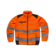 Chaqueta acolchado combinado con AV y cintas inclinadas WORKTEAM C2951 Ref.WTC2951-NARANJA AV/NEGRO