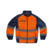 Chaqueta acolchada de alta visibilidad WORKTEAM S9600 Ref.WTS9600-NARANJA AV/MARINO