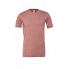 Camiseta cuello redondo hombre heather