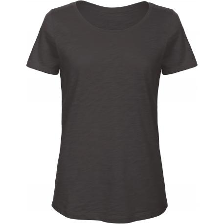 Camiseta de algodón orgánico Slub Inspire mujer