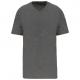 Camiseta corta de hombre Supima® cuello de pico Ref.TTK3002-BREZO GRIS