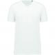Camiseta corta de hombre Supima® cuello de pico Ref.TTK3002-BLANCO