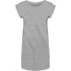 Camiseta larga de algodón peinado para mujer Ref.TTK388-BREZO GRIS CLARO