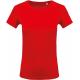 Camiseta con cuello redondo y manga corta de mujer Ref.TTK389-RED