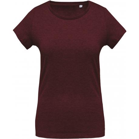 Camiseta de algodón orgánico para mujer