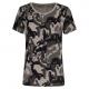 Camiseta de algodón de camuflaje para mujer Ref.TTK3031-CAMUFLAJE GRIS