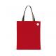 Bolsa de compras de algodón 100% tricolor Ref.TTKI3205-RED 