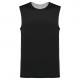 Camiseta baloncesto sin mangas reversible unisex Ref.TTPA464-BLANCO NEGRO
