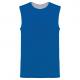 Camiseta baloncesto sin mangas reversible unisex Ref.TTPA464-AZUL ROYAL/BLANCO DEPORTIVO