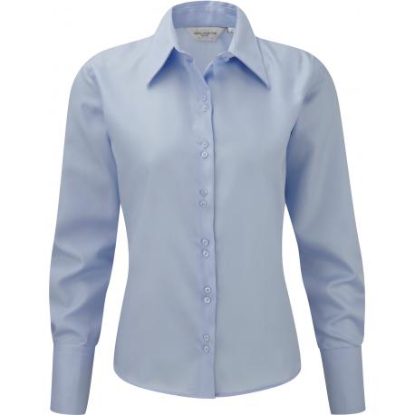 Camisa non-iron manga larga mujer