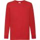 Camiseta valueweight manga larga niños (61-007-0) Ref.TTSC61007-RED