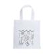 Bolsa non-woven infantil para colorear AZOR Ref.RBO7529-BLANCO 