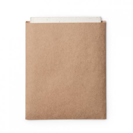 Libreta A6 con cubiertas de papel reciclado y degradable con semillas SAGRA