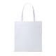 Bolsa de la compra ideal para sublimación realizada en resistente tejido non-woven cosido con asas reforzadas MITO Ref.RBO7527-BLANCO 