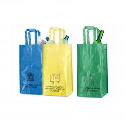 Bolsas para reciclaje de basura personalizadas y reutiizables
