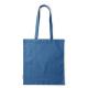 Bolsa 100% algodón orgánico de 140 g/m² con asas reforzadas largas de 70 cm BONDY Ref.RBO7193-AZUL RIVIERA 