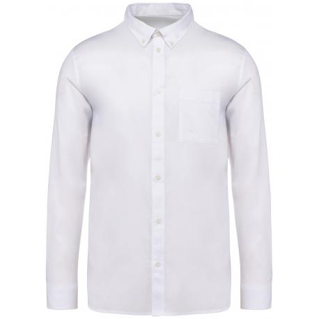 Camisa ecorresponsable de lyocell y efecto lavado hombre