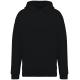 Sudadera ecorresponsable con capucha oversize unisex Ref.TTNS408-NEGRO