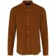 Camisa de pana manga larga hombre Ref.TTK599-WASHED BRANDY