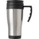 Taza termo de acero inox. Dev Ref.GI4603-PLATA 