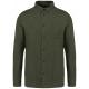 Camisa ecorresponsable de lyocell y efecto lavado hombre Ref.TTNS513-WASHED ORGANIC KHAKI