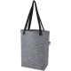 Bolsa tote de fieltro reciclado GRS con fondo ancho de 12 l Felta Ref.PF120662-GRIS MEDIO 