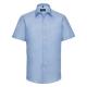 Camisa entallada de hombre de tejido oxford manga corta Ref.TTRU923M-OXFORD BLUE