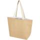 Bolsa tote isotérmica de yute de 300 g/m² de 12 l Juta Ref.PF120675-NATURAL/BLANCO 