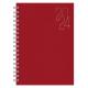 Agenda Diaria Wire'o Matra 16,60x24cm Ref.GB0D1304-ROJO 