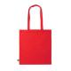 Bolsa 100% algodón Fairtrade de 180 g/m² a color KIMEX Ref.RBO7195-ROJO 