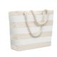 Bolsa de playa algodón 220gr Heaven stripe Ref.MDMO2126-BLANCO 