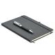 Set cuadernos piel reciclada Eleganote Ref.MDMO2195-NEGRO 