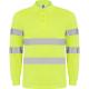 Polo técnico manga larga de alta visibilidad Polaris L/S Ref.RHV9306-AMARILLO FLUOR