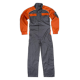 Buzo recto con cuello de tira WORKTEAM C4503 Ref.WTC4503-GRIS/NARANJA