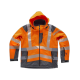 Chaqueta Workshell con capucha WORKTEAM S9211 Ref.WTS9211-NARANJA AV/GRIS OSCURO