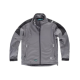 Workshell combinado y con detalles reflectantes WORKTEAM WF2840 Ref.WTWF2840-GRIS/NEGRO