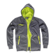 Workshell sudadera combinada con capucha WORKTEAM S9482 Ref.WTS9482-GRIS/AMARILLO AV