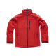 Workshell liso WORKTEAM S9010 Ref.WTS9010-ROJO