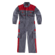 Buzo de niño combi WORKTEAM B1010 Ref.WTB1010-GRIS/ROJO