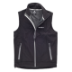 Chaleco Softshell liso con cierre de cremallera y bolsillos laterales WORKTEAM RN2020002 Ref.WTRN2020002-NEGRO