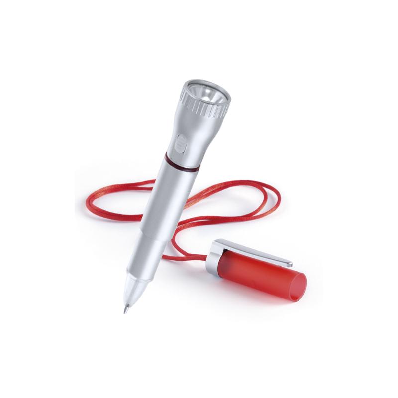 Boligrafo metalico punta touch lampara linterna promocional
