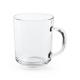 Taza de vidrio de 230 ml Soffy Ref.PS94024-TRANSPARENTE 