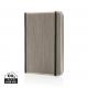 Cuaderno de lujo Treeline A5 con tapa de madera Ref.XDP77457-GRIS 