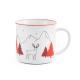 Taza de ceramica Vernon x Ref.PS94959-ROJO 