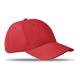 Gorra visera curva 6 paneles Basie Ref.MDMO8834-ROJO 