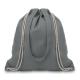 Mochila en canvas color y asas Moira Ref.MDMO9041-GRIS 